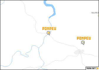 map of Pompeu