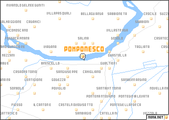 map of Pomponesco