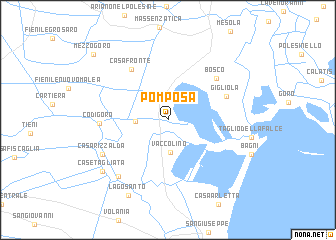 map of Pomposa