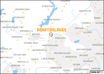 map of Pompton Lakes