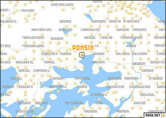 map of Pŏmsim