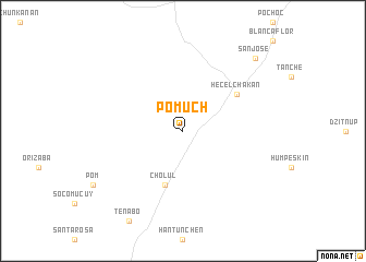 map of Pomuch