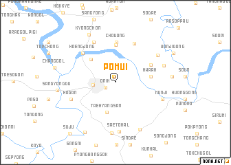 map of Pŏmŭi