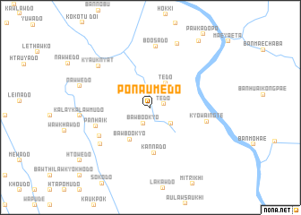 map of Ponaumedo