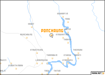 map of Ponchaung