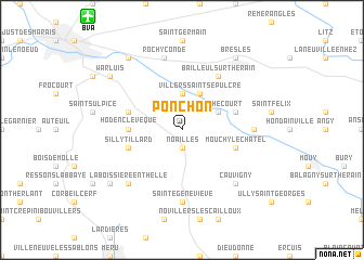 map of Ponchon