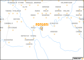 map of Pondani