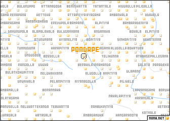 map of Pondape