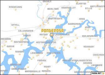 map of Ponderosa
