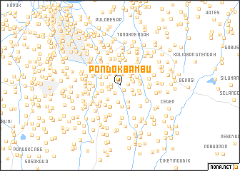 map of Pondokbambu