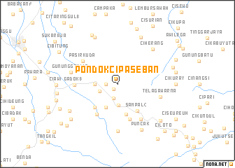 map of Pondok Cipaseban