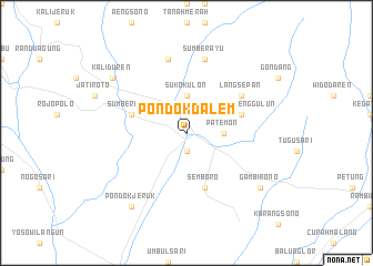 map of Pondokdalem