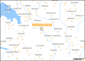 map of Pondokgede