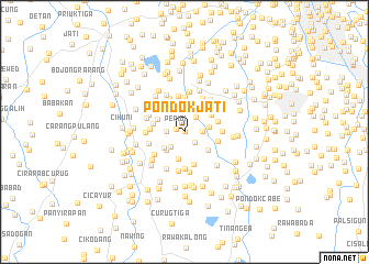 map of Pondokjati
