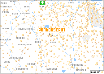 map of Pondokserut