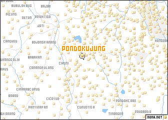 map of Pondokujung