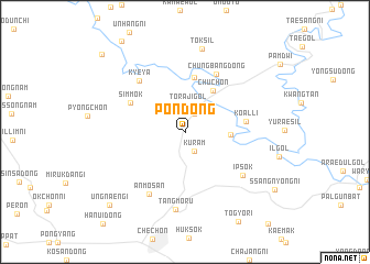 map of Pon-dong