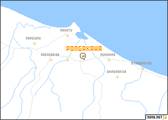 map of Pongakawa