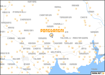 map of Pongdang-ni