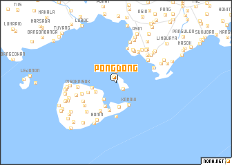 map of Pongdong