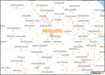map of Pong-dong