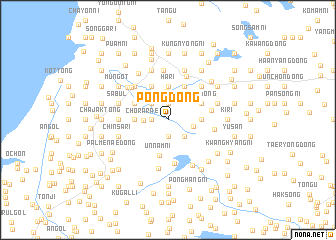 map of Pong-dong