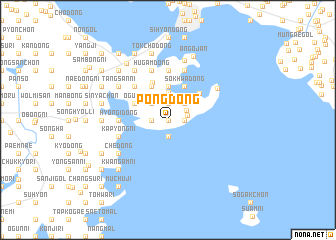 map of Pong-dong