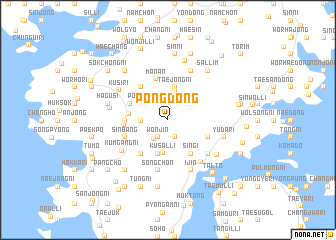 map of Pong-dong