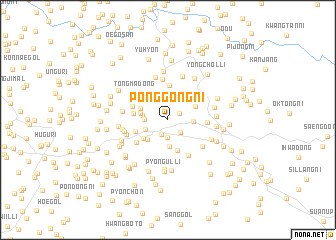 map of Ponggong-ni