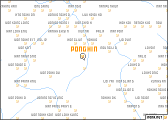 map of Ponghin