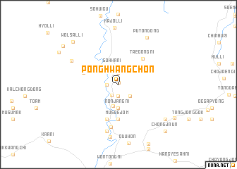 map of Ponghwang-ch\