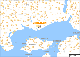 map of Pongigami