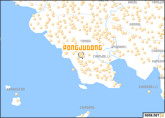 map of Pongju-dong