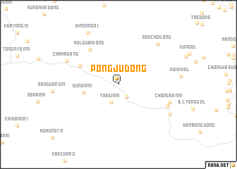 map of Pongju-dong