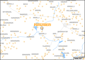 map of Pongnae-ri