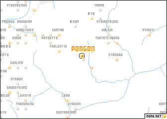 map of Pongon