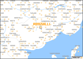 map of Pongsal-li
