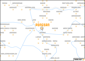 map of Pongsan