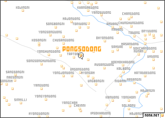 map of Pongso-dong