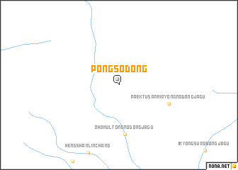 map of Pongsŏ-dong