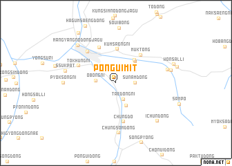 map of Pongŭimit