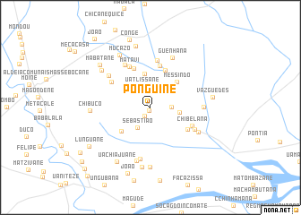 map of Ponguine