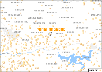 map of Pongwang-dong