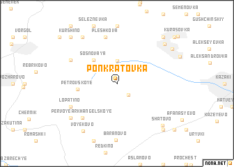 map of Ponkratovka