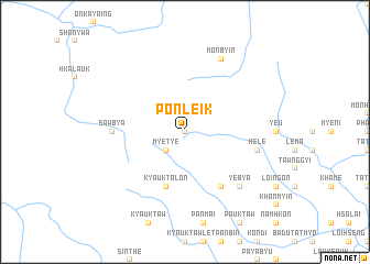 map of Ponleik