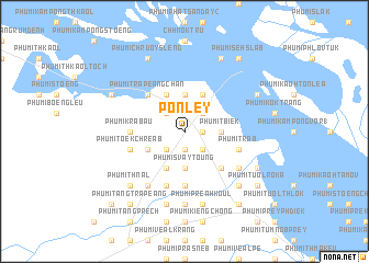 map of Pônley