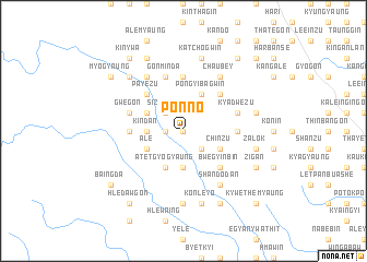 map of Ponno