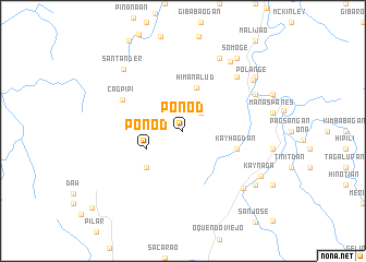 map of Ponod