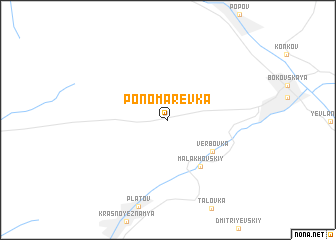 map of Ponomarëvka