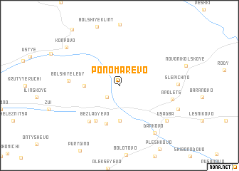 map of Ponomarëvo